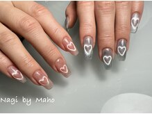 ナギ(Nagi)/マグネットハートネイル