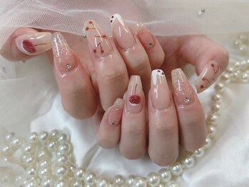 アンジュ(Ange)/【Rika】さくらんぼネイル