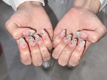 トゥートゥー(TOUTOU)/リボンx蝶々xピンクxラメーグラ