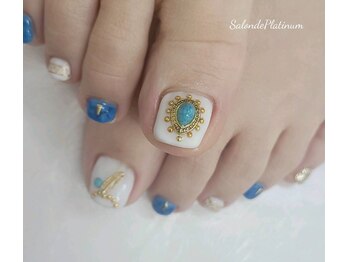 サロン ド プラチナ(Salon de Platinum)/フット夏ネイル