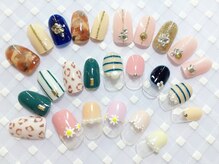 ネイルコレクション ピンク(Nail Collection Pink)/定額コース/秋色スモーキー♪