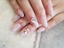 パステル(PASTEL)/ビジューネイル☆