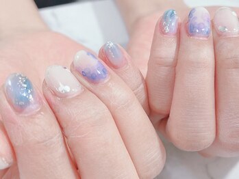カノンネイル(canon.nail)/紫陽花ニュアンス