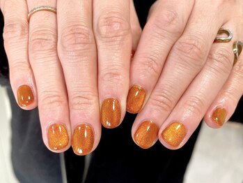 マニネイル 高の原店(mani nail)/マグネットでワンカラー