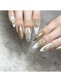 ネイルワン アイラッシュ エムアンド(nail One eyelash m&)&nbsp;キラキラ派手めロングネイル♪
