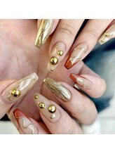 アリュール アンド エテルノ 小山店(Allure & ETERNO)/テラコッタ×ゴールド