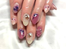 ☆大人のパンジーネイル☆