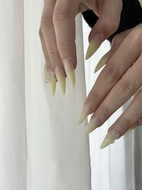 ロングスカルプ×グラデーション