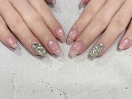 埋め尽くし×マグネットネイル