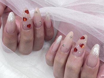 モカ 京橋(moca)/【Ayano】ハートネイル