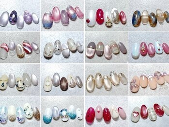 リシエル ネイル アンド アイラッシュ 新琴似店(RiCIEL)の写真/【New】季節をテーマにした最先端１０本フルアート定額☆満足度の高いハイクオリティなデザインが魅力♪