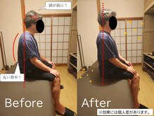 まさむね/姿勢の変化