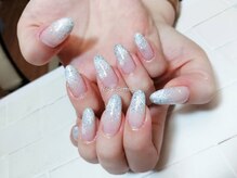 ネイルコテージ(Nail cottage)/雪の手描きアート
