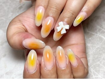 レディグリッター(Lady glitter)/チークネイル&リボン