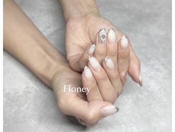 ハニー(Honey)/アート＆パーツ／白グラガラス