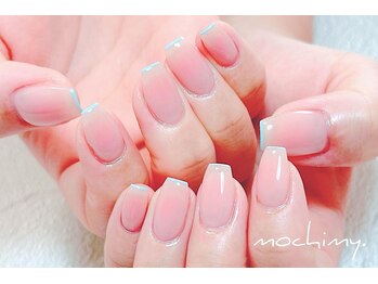 モチミィ(mochimy.)/*チークフレンチネイル*