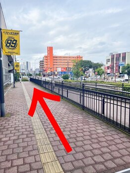 エステサロン ブレス 長町南店(BLESS)/長町駅西口からのアクセス