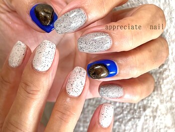 アプリシーエイトネイル(appreciate nail)/【ワンカラー】追加パーツ♪