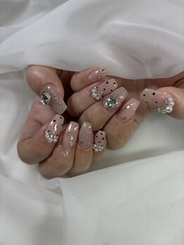 ウィッシュネイル 名古屋店(Ｗish Ｎail)/ジェル90分アートし放題☆￥6980