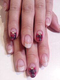 チェック☆ネイル