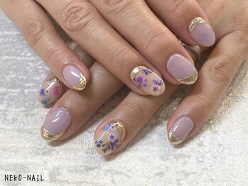 ネコ ネイル(NEKO NAIL)/フラワーネイル