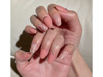 アイラッシュアンドネイル シエル(Ciel)/春のピンクネイル