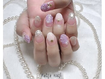 フェリスネイル 池袋店(Feliz Nail)/マーメイドネイル