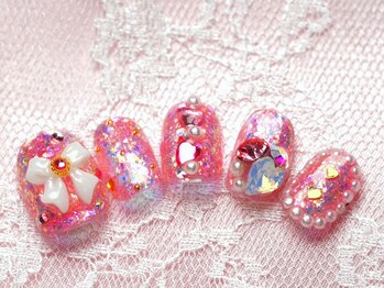 フェルタム バイ アリスボーテ 渋谷(Feltam by Arys beaute)/リボンハートピンク