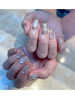 ミニュー(Minieux)/シンプルグリッターデザイン