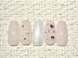 ハートホロネイルご新規様¥6220