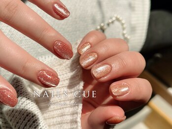 ネイルズキュー(NAILS CUE)/秋ネイル/テラコッタ/ブラウン