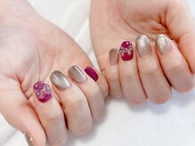 エムデコビューティ(M-DecoBeauty)/マグネットネイル　リボン