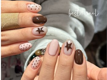 ベストネイル 池袋東口店(Best Nail)/ドット&星
