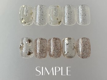 ソレイユネイル(soleil nail)/12月【シンプル】