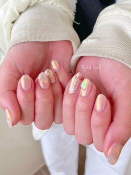 Byul nail【フィルイン専門サロン】韓国/ワンホン/長さだし【8/1 NEW OPEN(予定)】/