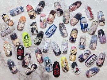 ネイルジョブ(NAIL JOB)/ジェル プリントネイル