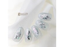 グラティフィープラスレスト(gratify＋rest)/乱切りホロきらきらネイル