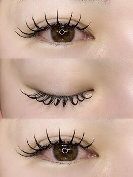 エルプラス(elu+)の写真/馴染みの良い毛質で自まつげ風♪自まつ毛が少ない方や弱っている方も負担なくボリュームUPが叶います☆