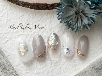 ヴィカ(Vica)/グレー×オーロララメ♪