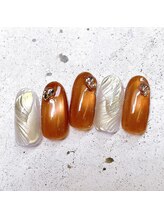 ネイルアンドまつげ リュフェール 五反田(Nail Lufaire)/べっこうマグネット