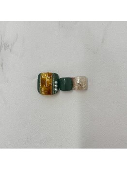 ナナズネイル 魚町店(NANA’sNail)/9月 フット定額デザイン