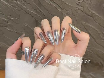 ベストネイル 渋谷109前店(Best Nail)/長さ出しミラーネイル