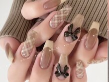 アイリスネイル 大塚(Iris Nail)/チップ長さだしチェックネイル