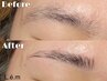 【men's垢抜け眉】眉menu初回限定！アイブロウパーマ＋毛量調整