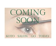 koto saron go today. 【まつげパーマ/マツエク/眉毛/フェイシャル】