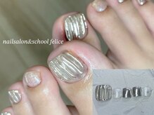 フェリーチェ(nail salon＆school felice)/フットネイル/定額制11000/瑞江