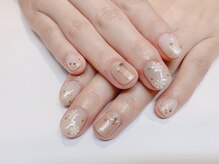 アーラ バイ ヴィアルーチェ(aLa by VIALUCE)/冬☆雪の結晶ネイル