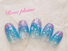 ネイルサロン ロゼプリュム/季節限定桜デザインネイル