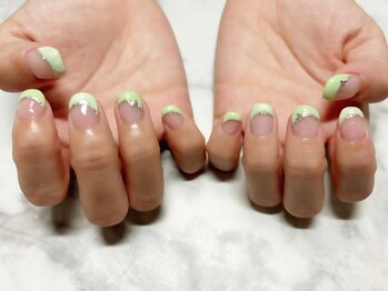 斜めフレンチネイル！