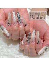 エスフィーネイルサロン リシェル(Esfy nailsalon Richer)/大人キラキラネイル